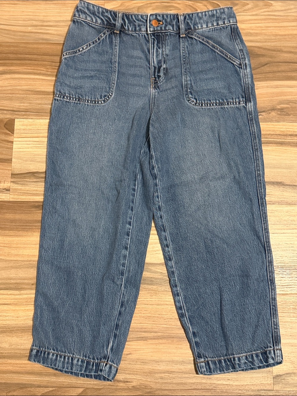 Talbots Jeans Women Size 4P Petite Summer Weight Straight Leg Ankle - Picture 1 of 9